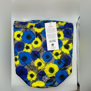 NWT Lug Tumbler Storage Pouch in Peony Blue